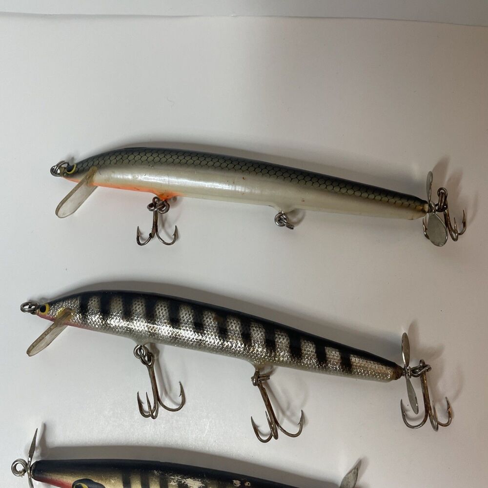 Vintage Lot Of 3 Fishing Lures 5” Minnow Spinners Smithwick - Picture 4 of 6